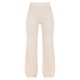 Oatmeal Luxe Rib Knit Wide Leg Pants