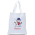 Snowman Holiday Gift Tote Bag