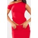 Red Soft Touch Low Rise Maxi Skirt