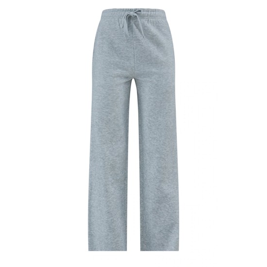 Ash Grey Wide Leg Oversized Sweatpants