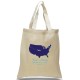 Airplane Route Tote for Weddings and Travel