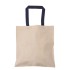 Cotton totes with colored handles