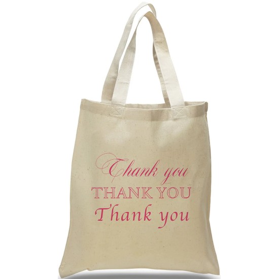 Thank You Canvas Tote Bag