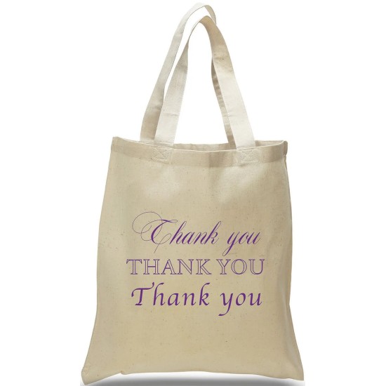 Thank You Canvas Tote Bag