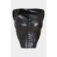 Shape Black Faux Leather Hook and Eye Corset