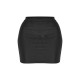 Shape Black Disco Sculpt Micro Mini Skirt