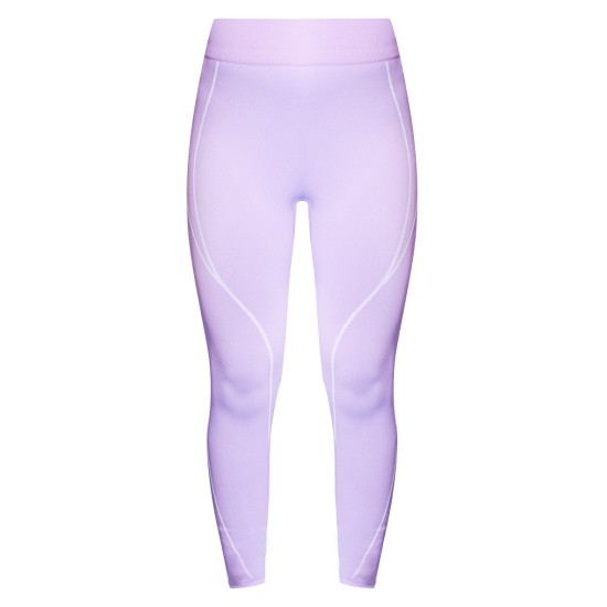 PRETTYLITTLETHING Lilac Ski Seamless Contrast Seam Bodysuit &amp; Leggings Set