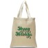 Happy Holidays Cotton Canvas Totes