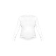 Maternity White Long Sleeve Basic Fitted Top