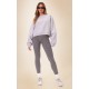 Grey Marl Oversized Boxy Sweatshirt