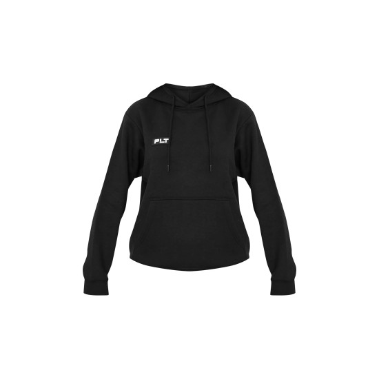 PRETTYLITTLETHING Logo Black Badge Detail Oversized Fit Hoodie