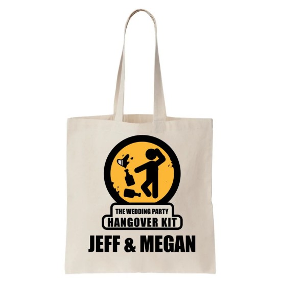 The Hangover Kit Canvas Wedding Tote Bag